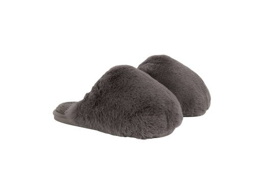 Park City Super Plush Slipper Assorted 12 Pack Charcoal