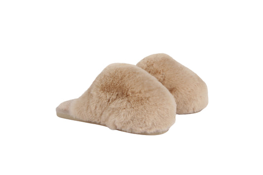 Park City Super Plush Slipper Assorted 12 Pack Tan