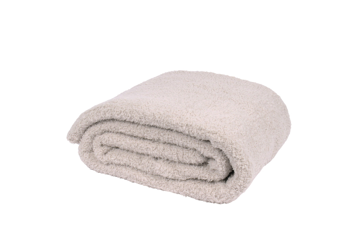 Luxe Woven Knitted Dream Throw Taupe