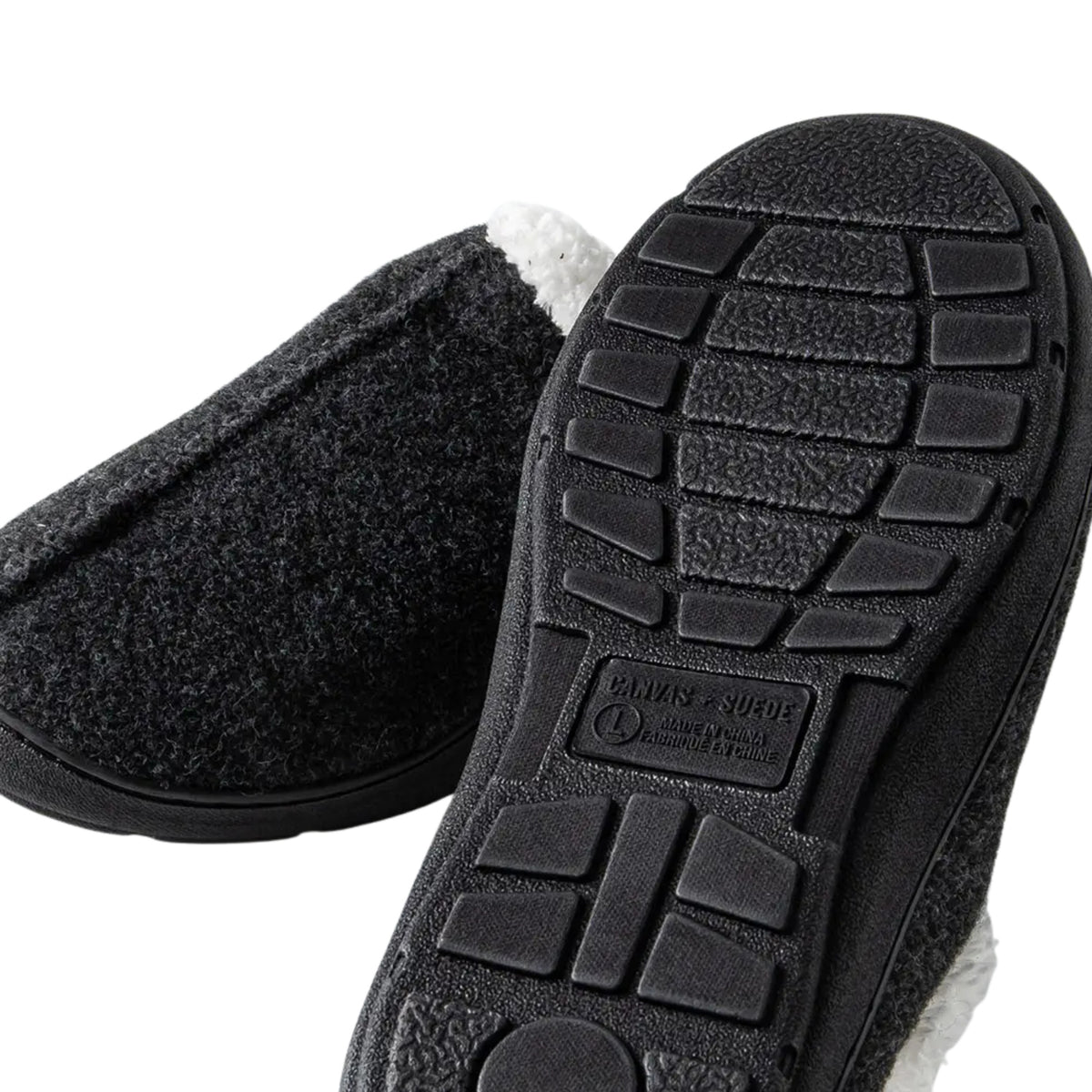Kodiak Men's Slipper - Felted Assorted 12Pk Heathered Charcoal
