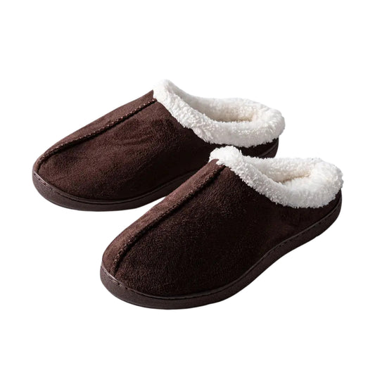 Kodiak Men's Slipper - Faux Suede Assorted 12Pk Brown
